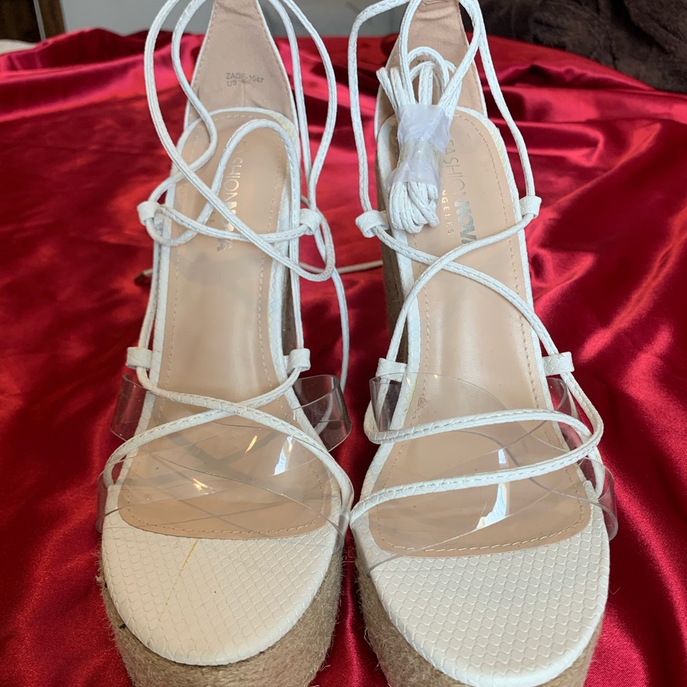 White wedges